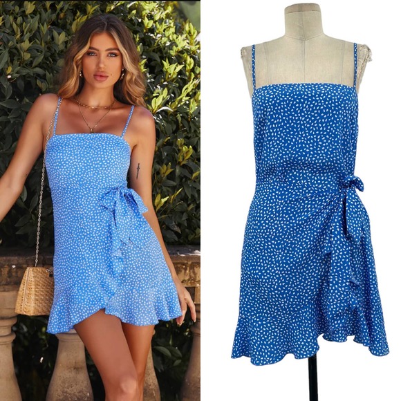 Hello Molly Dresses & Skirts - Hello Molly Down to Georgia Dress Blue White Size Large